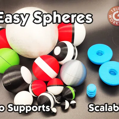 Easy Spheres ⦿ Bộ 3 Mảnh ⦿ Không Cần Support
