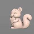 Huggy the Love Squirrel - Mô hình chú sóc tình yêu - Thumbnail 2