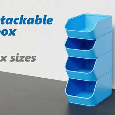 Bộ sưu tập khay nhựa xếp chồng 4 kích thước - Giải pháp tối ưu không gian