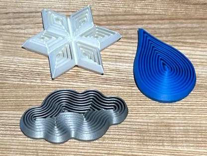 Đồ chơi Fidget dạng lồng (Telescoping) chủ đề Thời tiết - Image 2