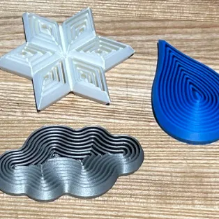 Đồ chơi Fidget dạng lồng (Telescoping) chủ đề Thời tiết