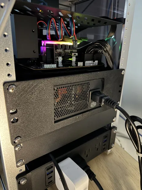 Ngàm gắn nguồn SFX cho tủ rack 10-inch - Image 1