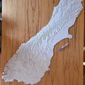 Mô hình địa hình 3D của New Zealand - Thumbnail 1