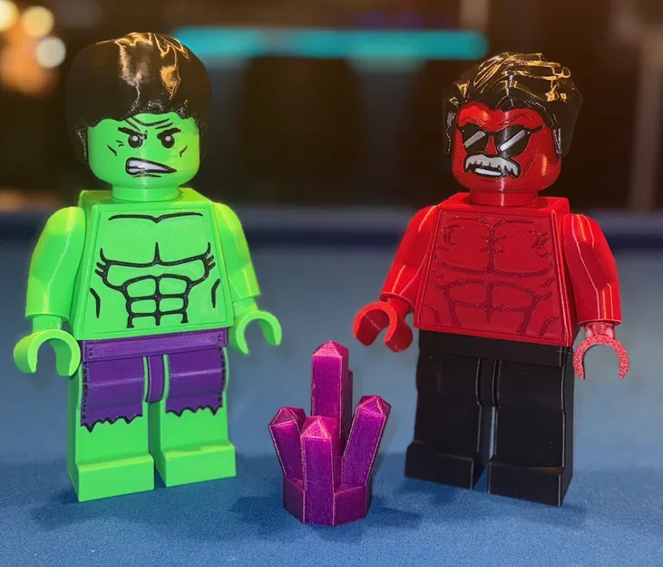 Mô hình Avengers Red Hulk Brick MegaFigure (Tỷ lệ 5:1) - Image 7