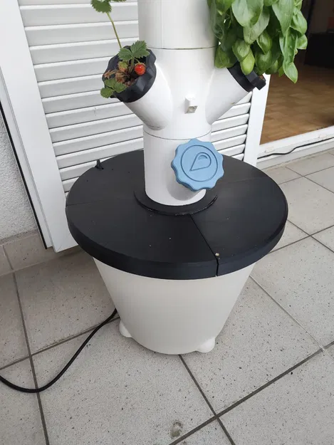 Nắp đậy tháp thủy canh dạng module cho xô 5 gallon - Không cần keo hay ốc vít - Image 3