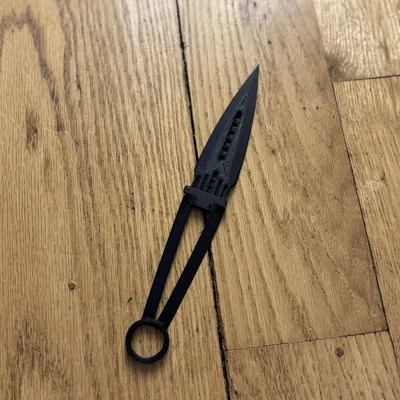 Mô hình dao ném chiến thuật (Tactical Throwing Knife) in 3D cho Cosplay