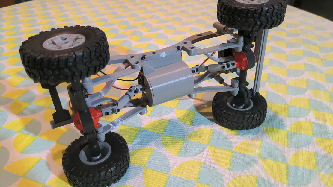 Khung gầm xe RC 1:16 Truck/Crawler 4x4 - Image 5