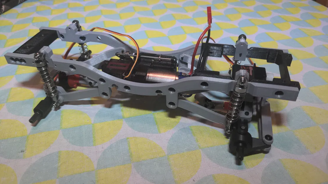 Khung gầm xe RC 1:16 Truck/Crawler 4x4 - Image 6