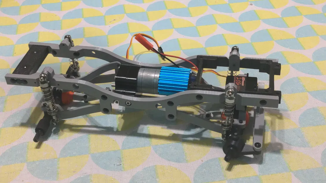 Khung gầm xe RC 1:16 Truck/Crawler 4x4 - Image 7