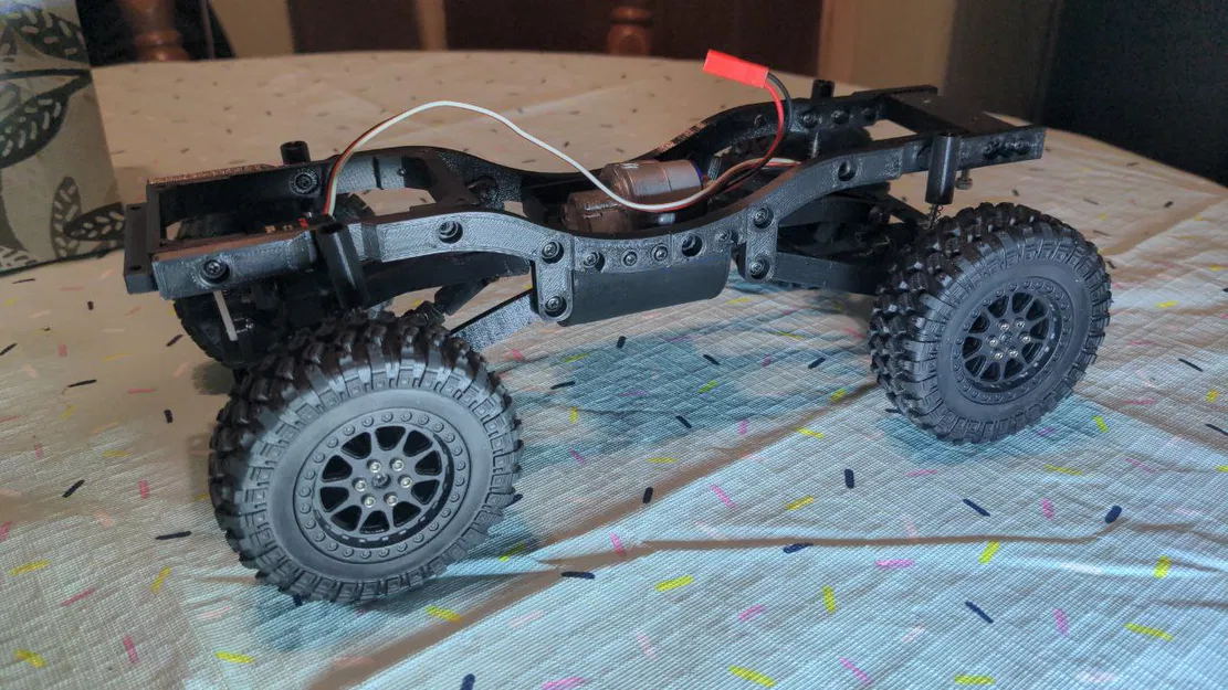 Khung gầm xe RC 1:16 Truck/Crawler 4x4 - Image 8