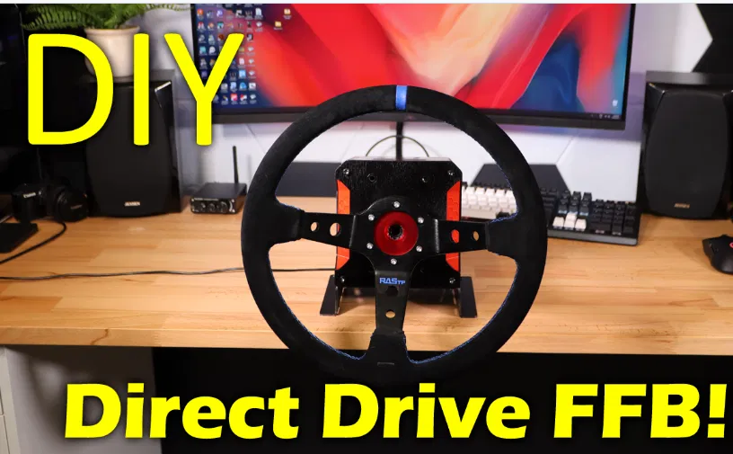 Diy Direct Drive FFBeast Sim Racing Wheel (Vô lăng đua xe tự chế) - Image 1