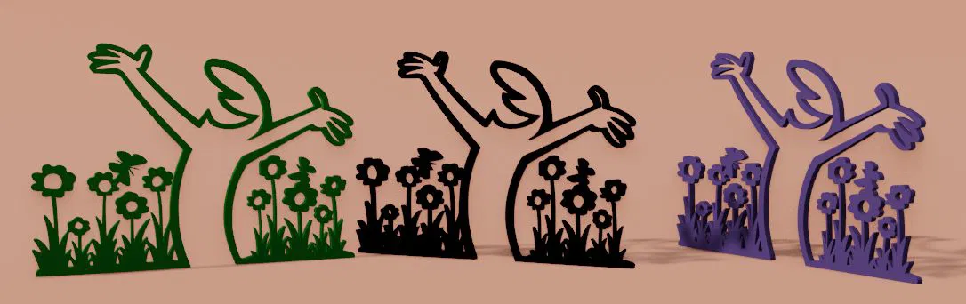 Mô hình trang trí nghệ thuật La Linea tối giản cho bàn làm việc - Image 3