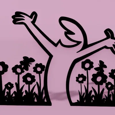 Mô hình trang trí nghệ thuật La Linea tối giản cho bàn làm việc