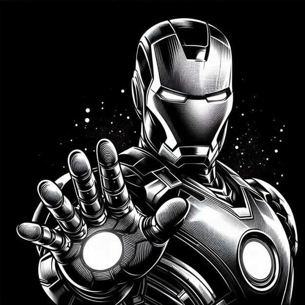 Mô hình Marvel - Iron Man HueForge - Image 1