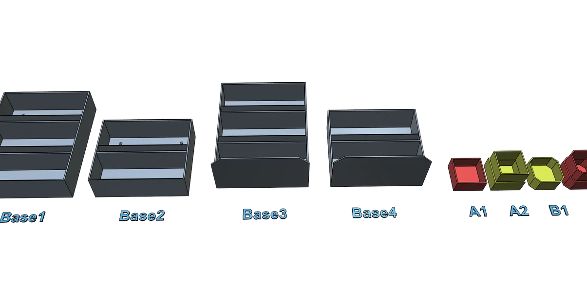 Bộ kệ và hộp đựng gia vị in 3D dễ dàng không cần support - Image 3