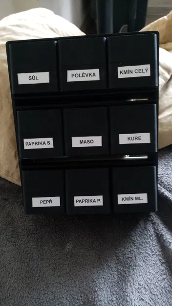 Bộ kệ và hộp đựng gia vị in 3D dễ dàng không cần support - Image 9