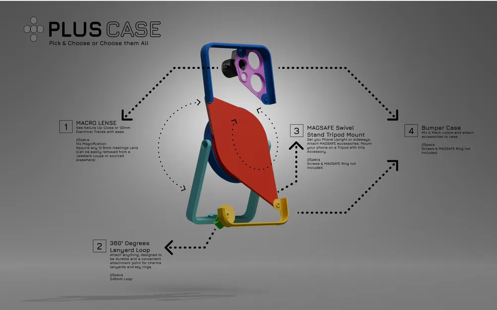 Case Modular CMF Phone 2 Pro Kèm Phụ Kiện Kính Hiển Vi - Image 5