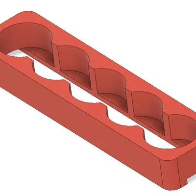 Gá Hàn Pin 18650 — 5 Khe