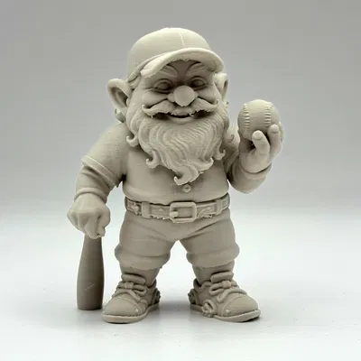 Tượng Chú Lùn Chơi Bóng Chày (Baseball Garden Gnome)