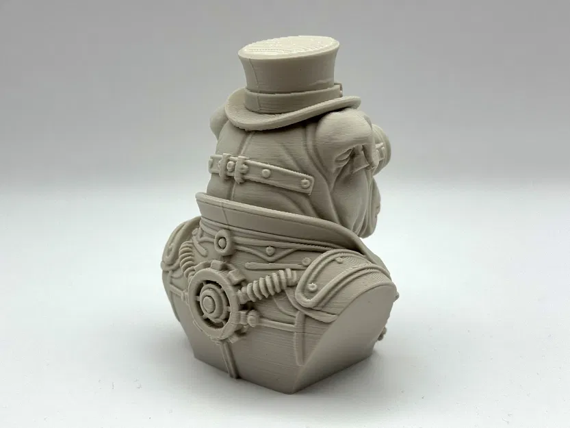 Tượng bán thân Bulldog phong cách Steampunk - Image 2