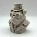Tượng bán thân Bulldog phong cách Steampunk - Thumbnail 4