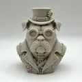 Tượng bán thân Bulldog phong cách Steampunk - Thumbnail 6