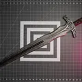 Mô hình Steel Sword từ game Skyrim - Thumbnail 1