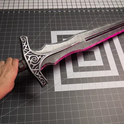 Mô hình Steel Sword từ game Skyrim