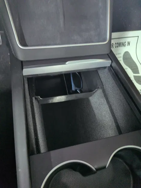 Khay trượt bệ tì tay Tesla Model 3/Y 2024-2026 (In 3D) - Image 1