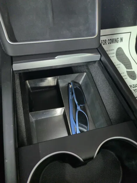 Khay trượt bệ tì tay Tesla Model 3/Y 2024-2026 (In 3D) - Image 2