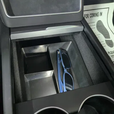 Khay trượt bệ tì tay Tesla Model 3/Y 2024-2026 (In 3D)