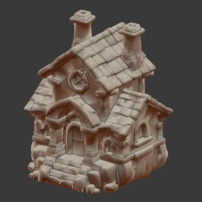 Mô hình nhà nông trại Monopoly Diorama - In không cần support (FDM)