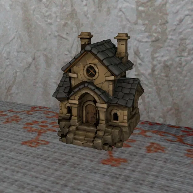 Mô hình nhà nông trại Monopoly Diorama - In không cần support (FDM) - Image 3