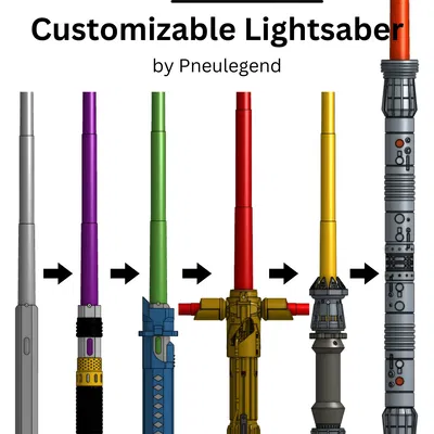 Lightsaber Tùy Biến Đỉnh Cao (Có Thể Thu Gọn/Rút Dài)