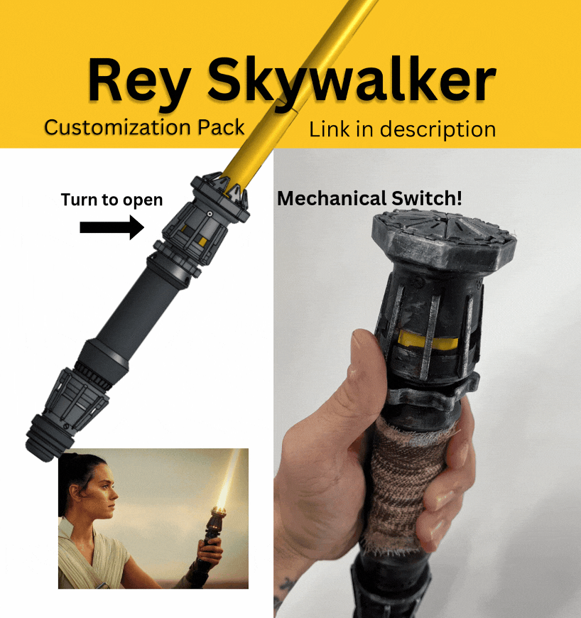 Lightsaber Tùy Biến Đỉnh Cao (Có Thể Thu Gọn/Rút Dài) - Thumbnail 7