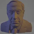 Tượng bán thân 3D Benjamin (Bibi) Netanyahu - Thumbnail 1