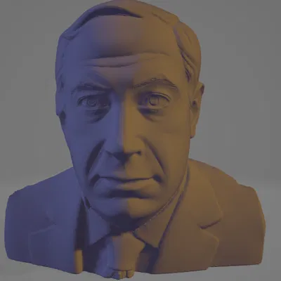 Tượng bán thân 3D Benjamin (Bibi) Netanyahu