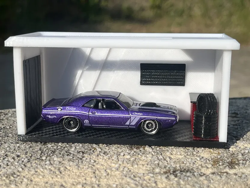 Kệ trưng bày mô hình Garage Diorama cho xe Hot Wheels - Image 1