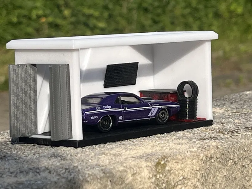 Kệ trưng bày mô hình Garage Diorama cho xe Hot Wheels - Image 2