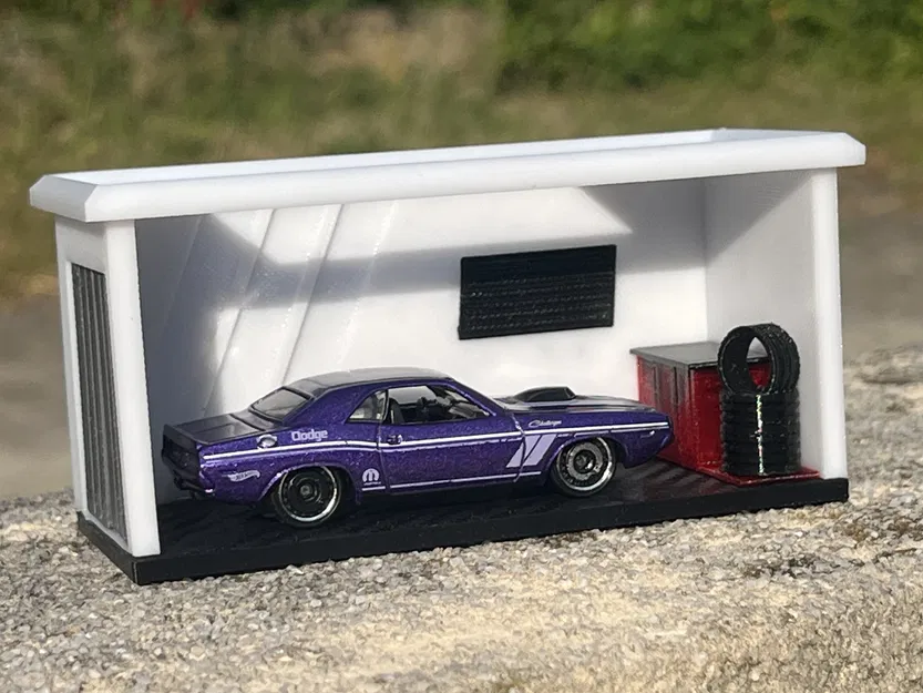 Kệ trưng bày mô hình Garage Diorama cho xe Hot Wheels - Image 3