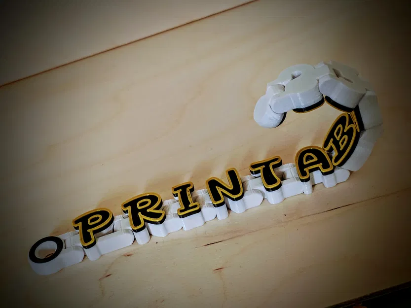 Chữ cái linh hoạt (flex letters) - Bảng tên khớp nối có thể tùy chỉnh - Image 1