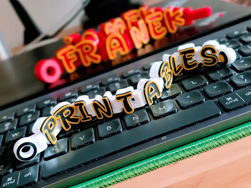 Chữ cái linh hoạt (flex letters) - Bảng tên khớp nối có thể tùy chỉnh - Image 2