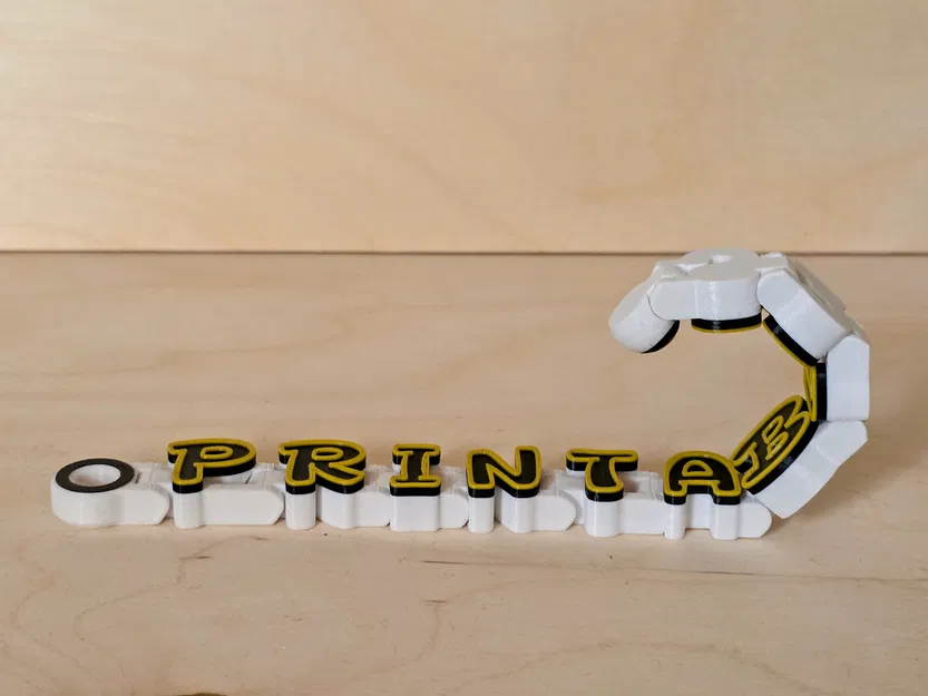 Chữ cái linh hoạt (flex letters) - Bảng tên khớp nối có thể tùy chỉnh - Image 3