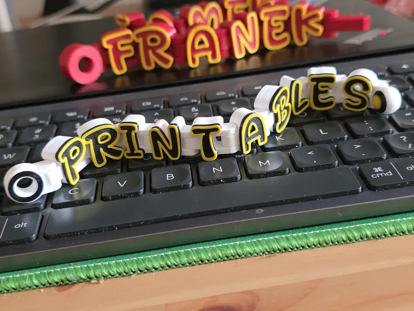 Chữ cái linh hoạt (flex letters) - Bảng tên khớp nối có thể tùy chỉnh - Image 4