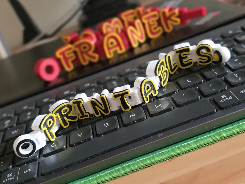 Chữ cái linh hoạt (flex letters) - Bảng tên khớp nối có thể tùy chỉnh - Image 5