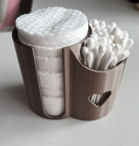 Khay đựng bông tẩy trang và tăm bông xinh xắn - Image 1