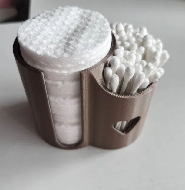 Khay đựng bông tẩy trang và tăm bông xinh xắn - Image 3