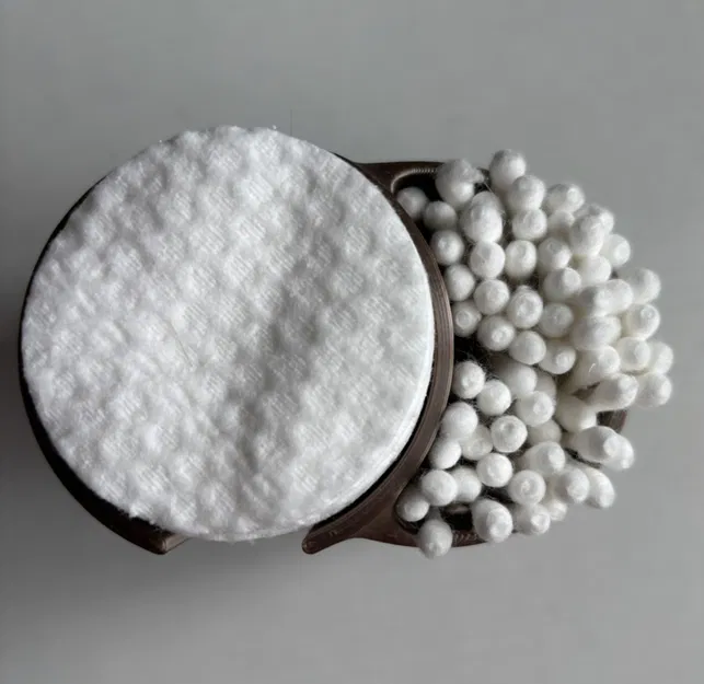 Khay đựng bông tẩy trang và tăm bông xinh xắn - Image 4