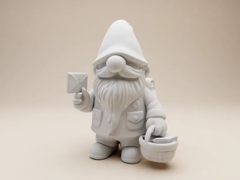 Chú Lùn Làm Bưu Tá – Garden Gnome Whimsical Mail Carrier - Image 2