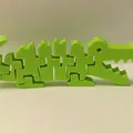 Mô hình Cá Sấu Khớp Nối Linh Hoạt (Flexi Crocodile Toy) - Thumbnail 2